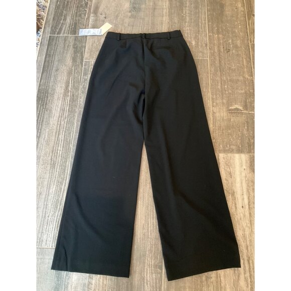 Coldwater Creek Willow Wide leg trouser Black NEW size 6 - Picture 5 of 6